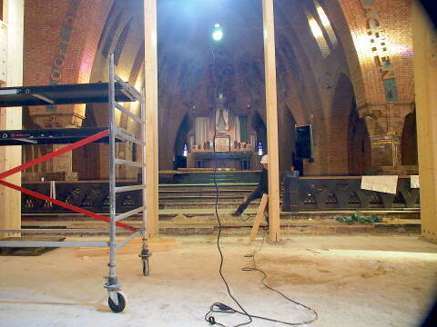 Grote zaal midden ooghoogte 110cm
